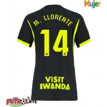 Camiseta Atletico Madrid Marcos Llorente #14 Visitante Equipación para mujer 2026-27 manga corta
